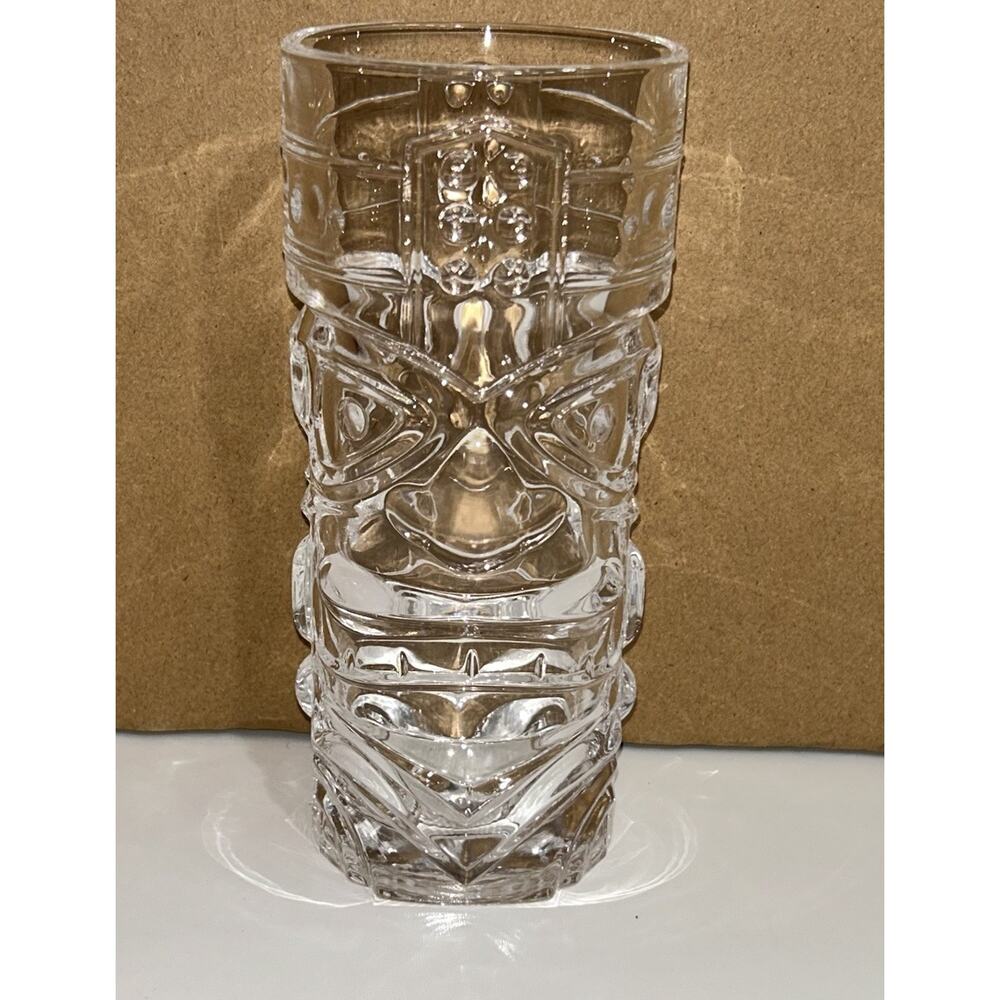 FORUM GLASS TIKI MUG 6.5"T EXCELLENT CONDITION!